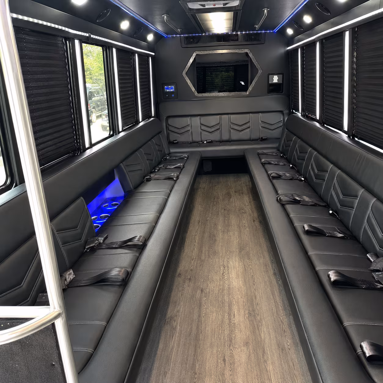 night on town party bus rental