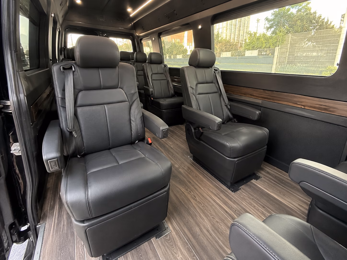 sprinter van with driver interior